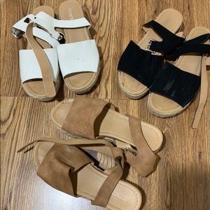 Soda wedge sandals